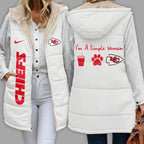 Kc.chiefs | Premium  Simple Girl Quilted Vest Nf1