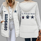 D.cowboys | Premium  Simple Girl Quilted Vest Nf1