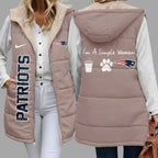 Ne.patriots | Premium  Simple Girl Quilted Vest Nf1