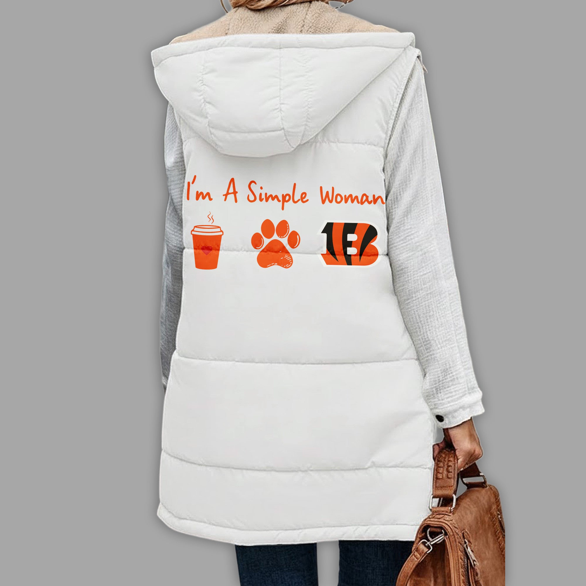 C.bengals | Premium  Simple Girl Quilted Vest Nf1