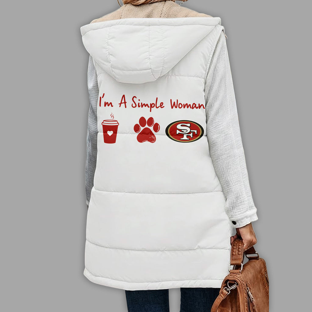 Sf.49ers | Premium  Simple Girl Quilted Vest Nf1