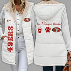 Sf.49ers | Premium  Simple Girl Quilted Vest Nf1