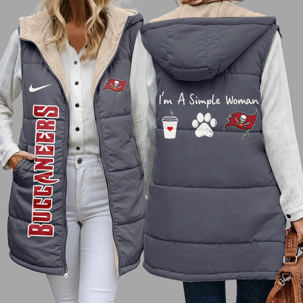 Tb.buccaneers | Premium  Simple Girl Quilted Vest Nf1