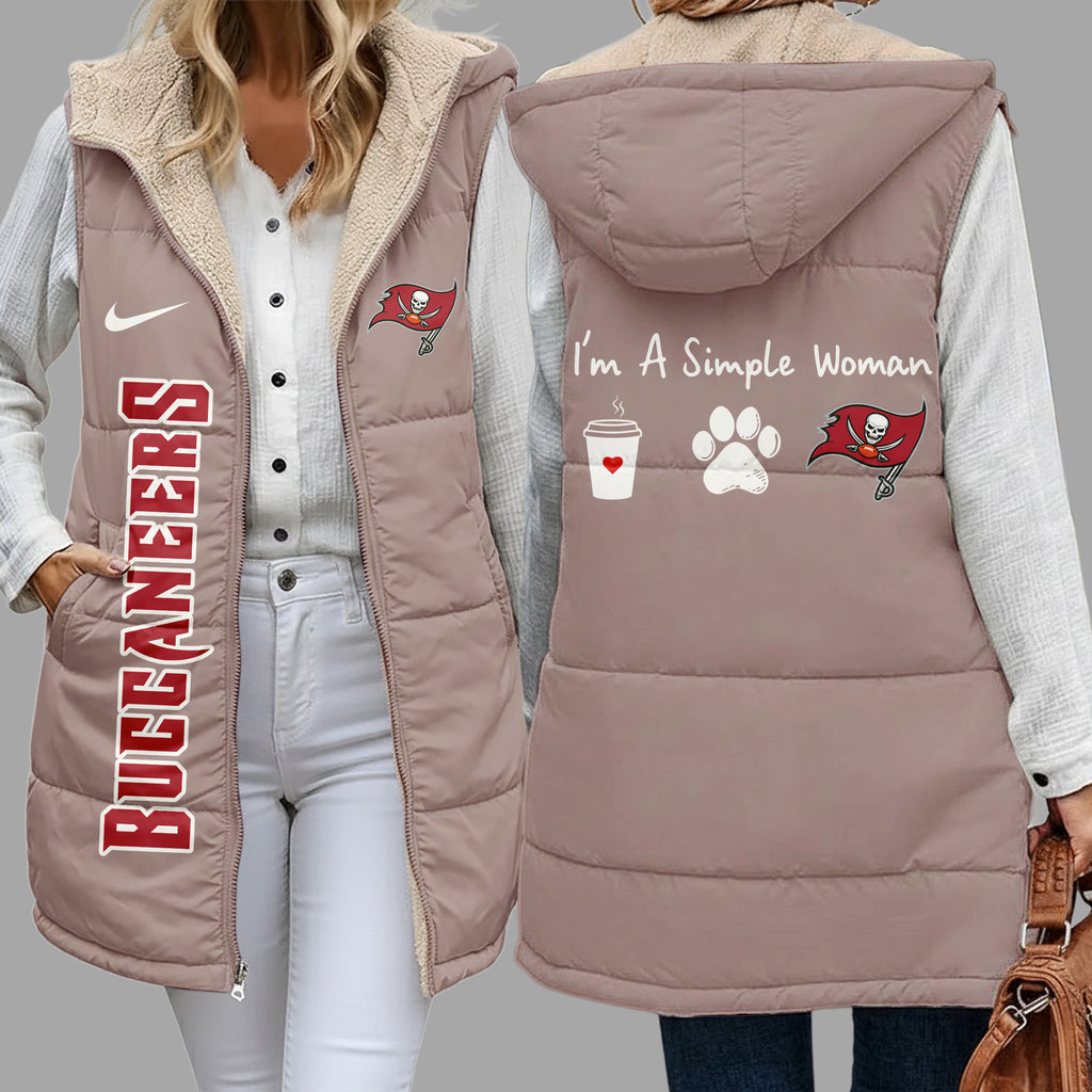 Tb.buccaneers | Premium  Simple Girl Quilted Vest Nf1