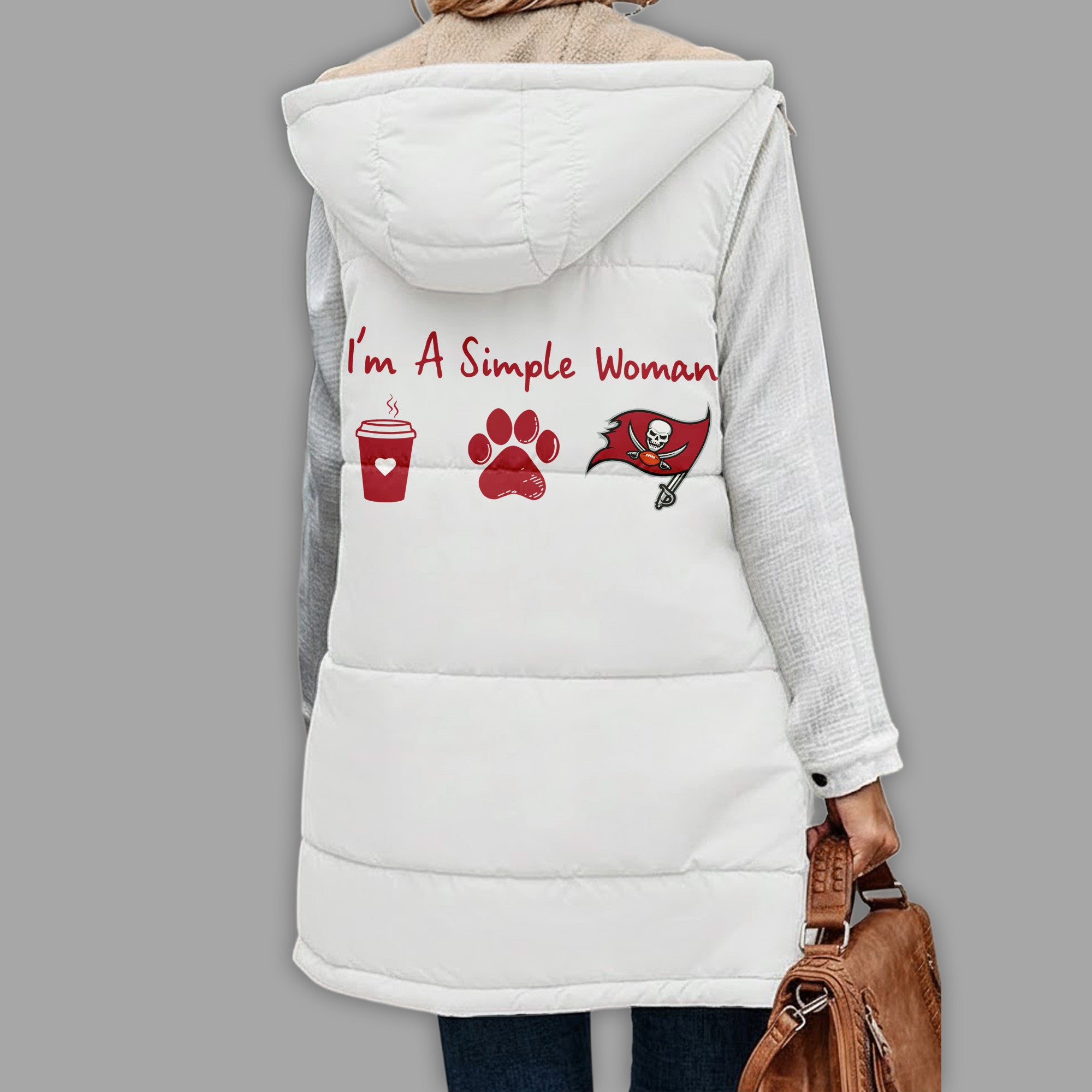 Tb.buccaneers | Premium  Simple Girl Quilted Vest Nf1
