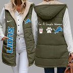 D.lions | Premium  Simple Girl Quilted Vest Nf1