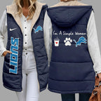D.lions | Premium  Simple Girl Quilted Vest Nf1