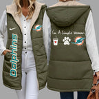 M.dolphins | Premium  Simple Girl Quilted Vest Nf1