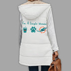 M.dolphins | Premium  Simple Girl Quilted Vest Nf1