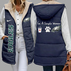 P.eagles | Premium  Simple Girl Quilted Vest Nf1