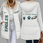 P.eagles | Premium  Simple Girl Quilted Vest Nf1