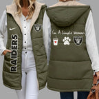 Lv.raiders | Premium  Simple Girl Quilted Vest Nf1