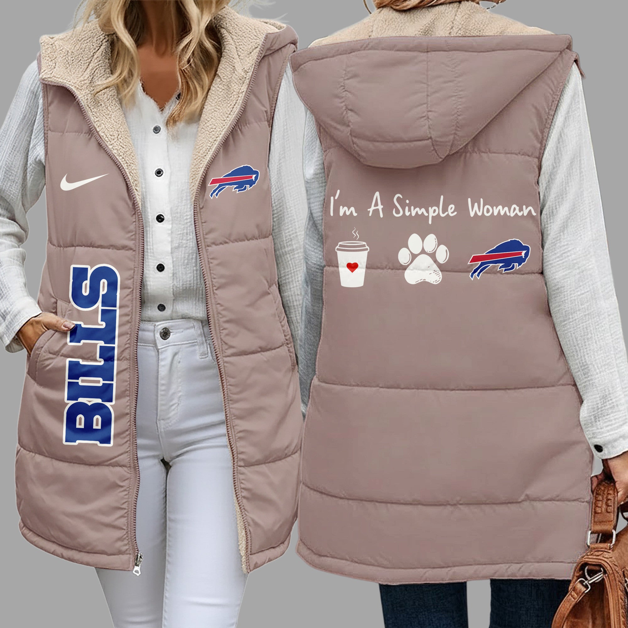 B.bills | Premium  Simple Girl Quilted Vest Nf1