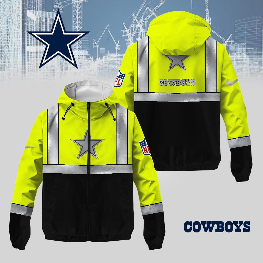 D.cowboys | Premium  Safety Windbreaker Jacket Nf1