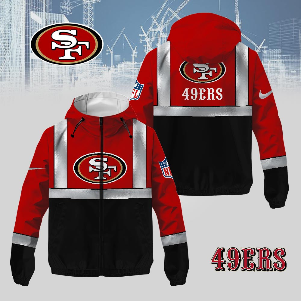 Sf.49ers | Premium  Safety Windbreaker Jacket Nf1