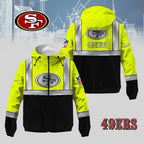 Sf.49ers | Premium  Safety Windbreaker Jacket Nf1