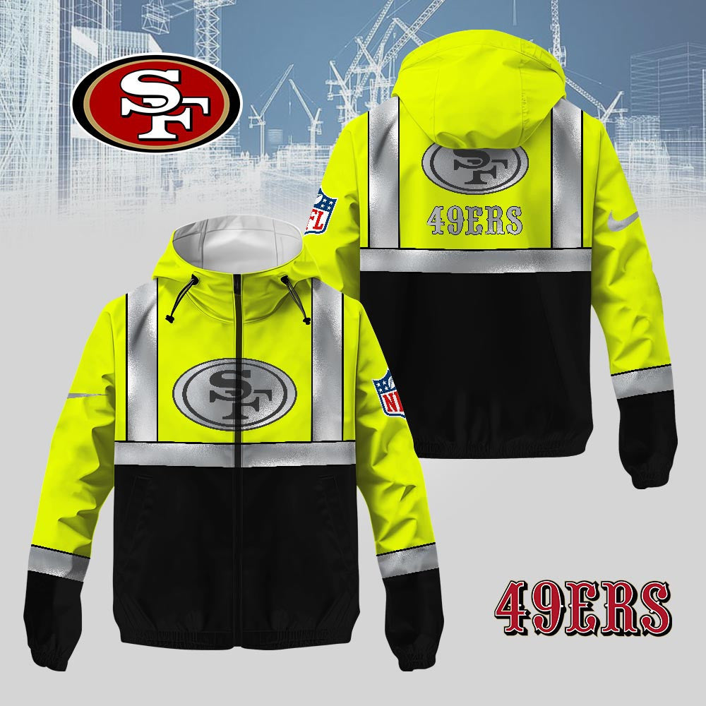Sf.49ers | Premium  Safety Windbreaker Jacket Nf1