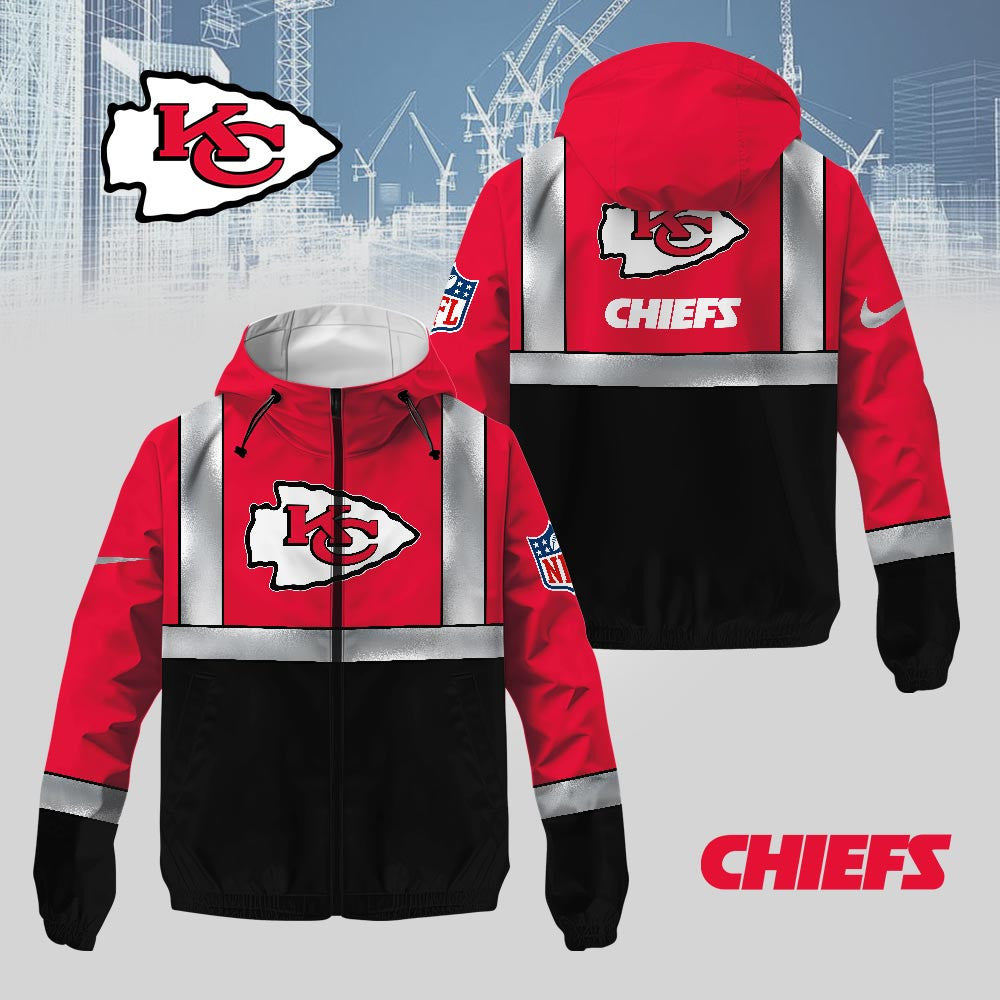 Kc.chiefs | Premium  Safety Windbreaker Jacket Nf1