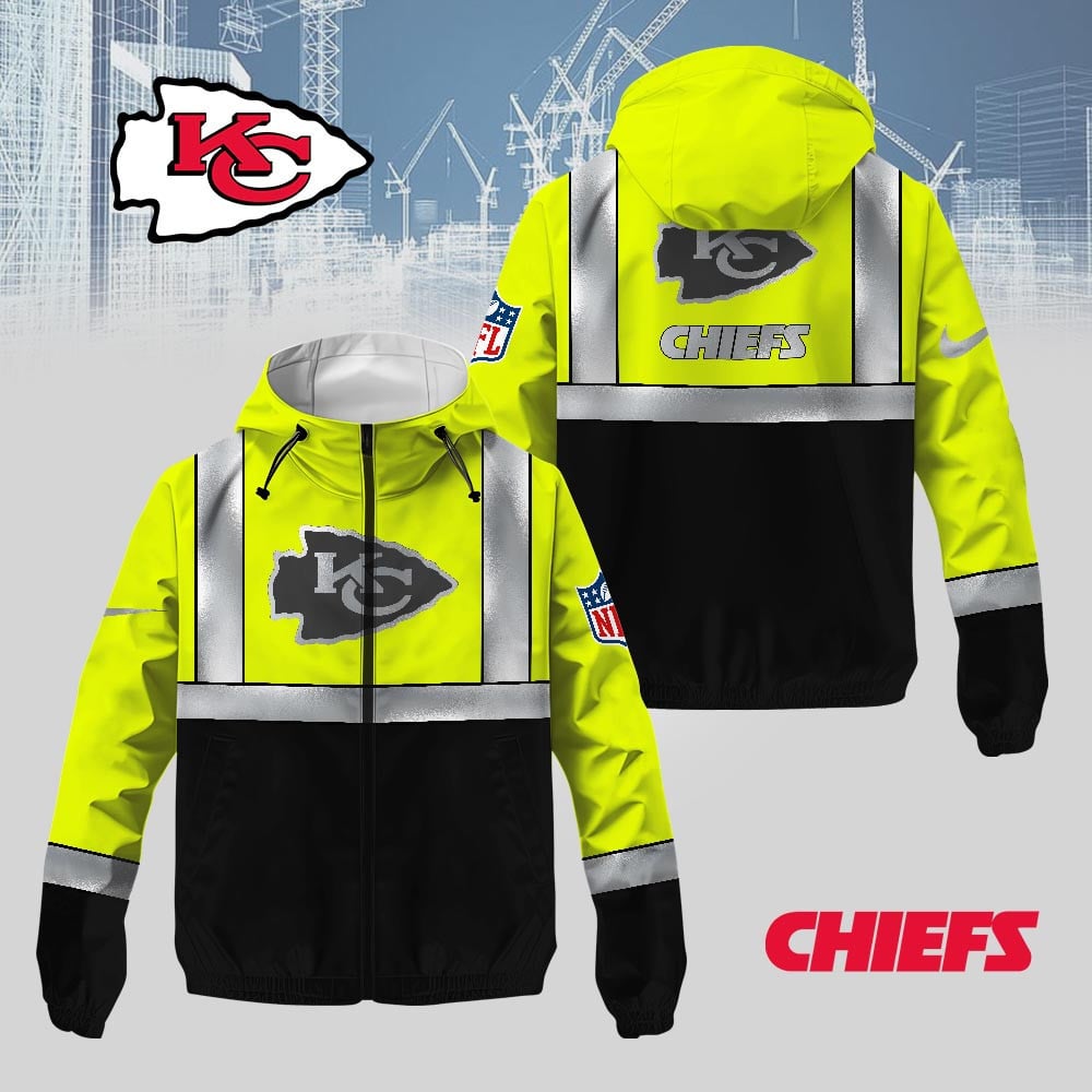 Kc.chiefs | Premium  Safety Windbreaker Jacket Nf1