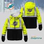 M.dolphins | Premium  Safety Windbreaker Jacket Nf1