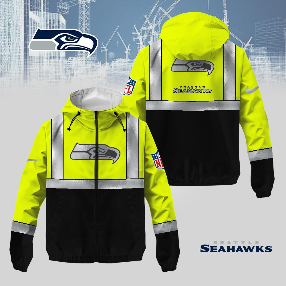 S.seahawks | Premium  Safety Windbreaker Jacket Nf1