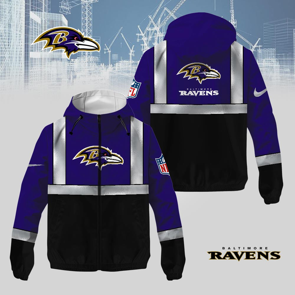 B.ravens | Premium  Safety Windbreaker Jacket Nf1