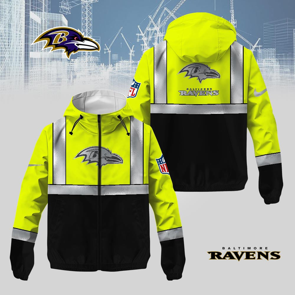 B.ravens | Premium  Safety Windbreaker Jacket Nf1