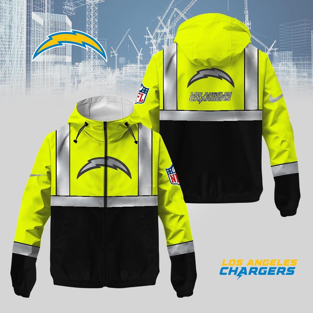 La.chargers | Premium  Safety Windbreaker Jacket Nf1