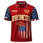 D.broncos | Premium  Red Friday Polo Shirt Td