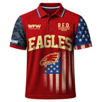 P.eagles | Premium  Red Friday Polo Shirt Td