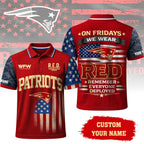Ne.patriots | Premium  Red Friday Polo Shirt Td