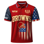 C.browns | Premium  Red Friday Polo Shirt Td