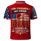 C.browns | Premium  Red Friday Polo Shirt Td