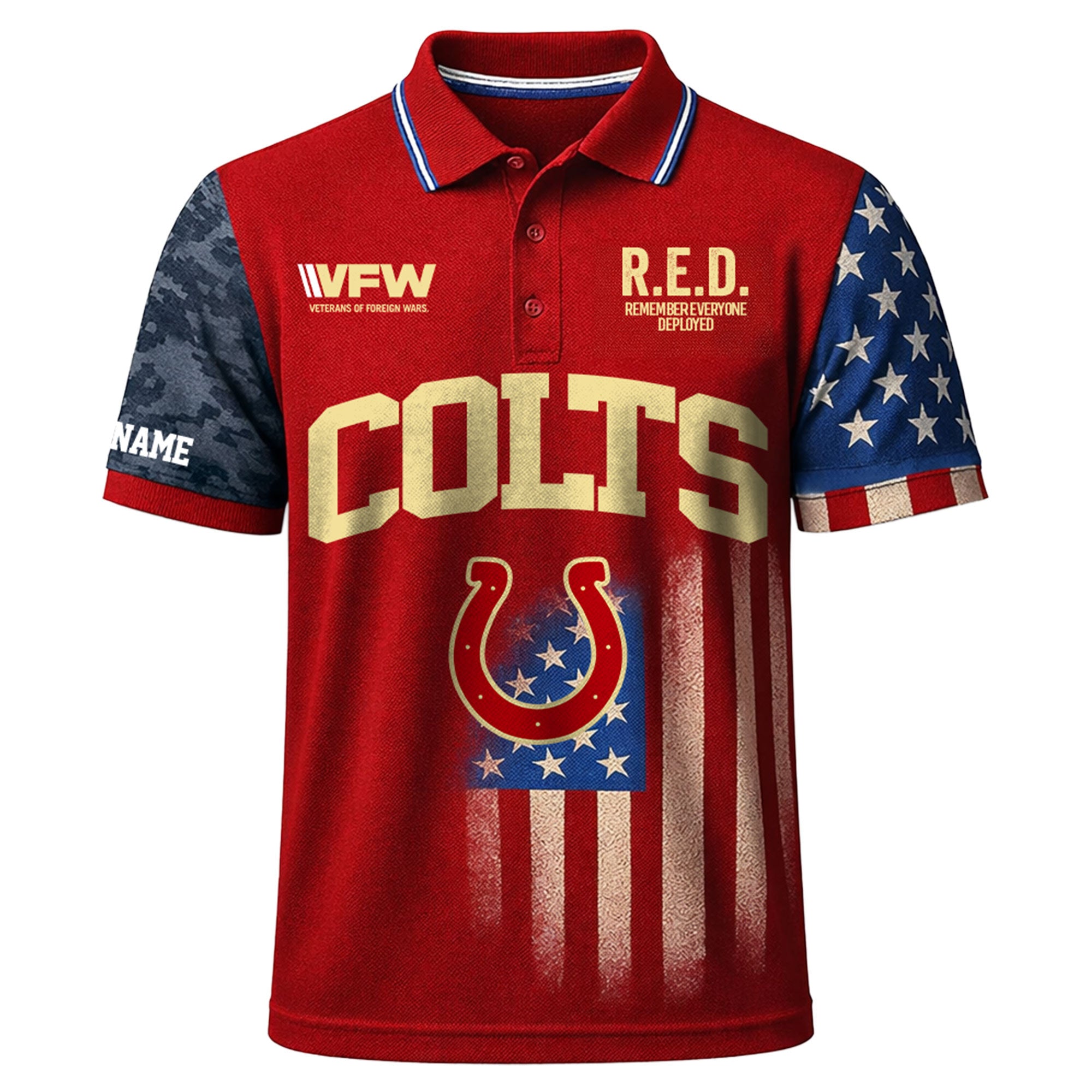 I.colts | Premium  Red Friday Polo Shirt Td