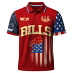 B.bills | Premium  Red Friday Polo Shirt Td