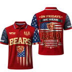 C.bears | Premium  Red Friday Polo Shirt Td