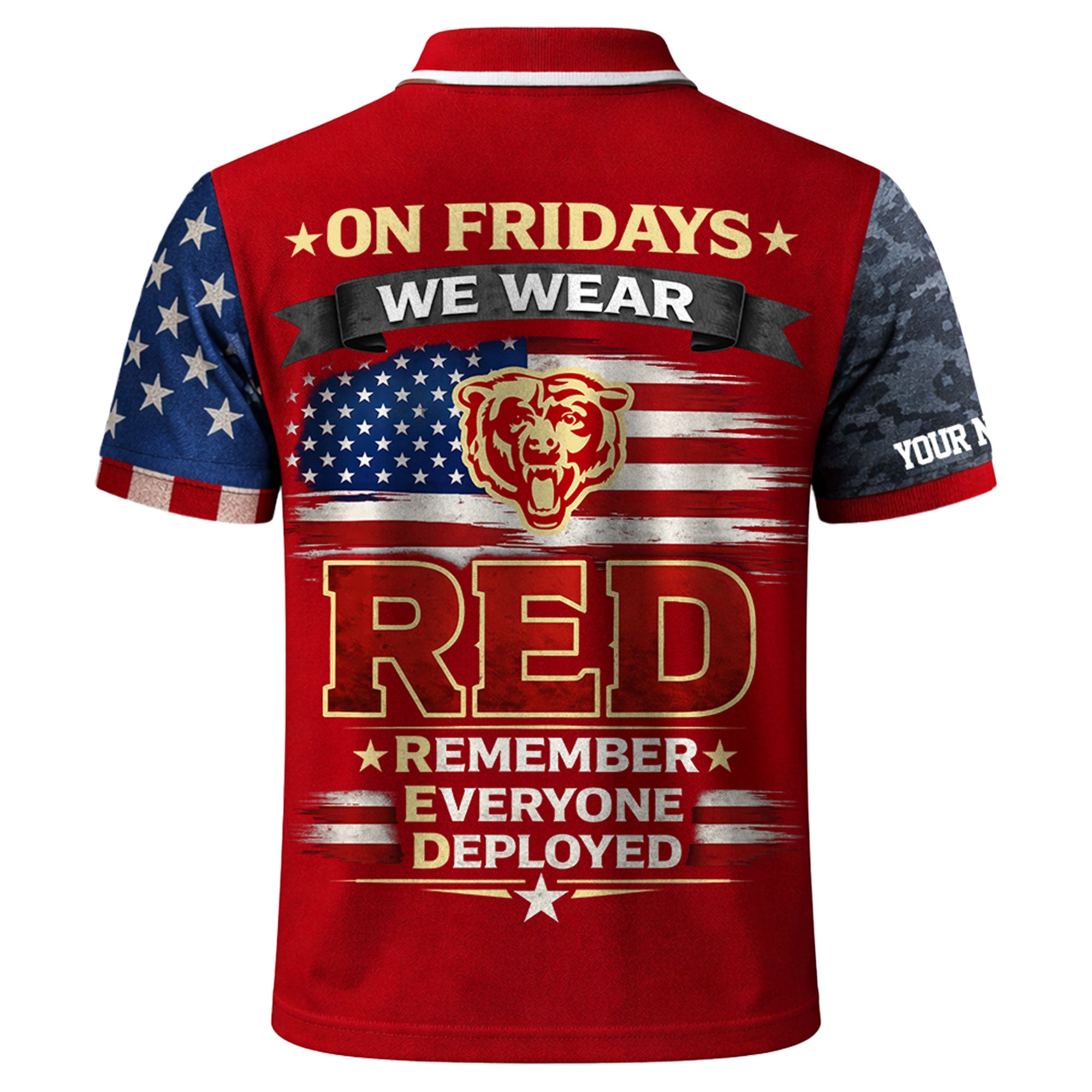 C.bears | Premium  Red Friday Polo Shirt Td