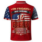 C.bengals | Premium  Red Friday Polo Shirt Td