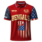 C.bengals | Premium  Red Friday Polo Shirt Td