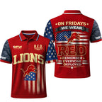 D.lions | Premium  Red Friday Polo Shirt Td