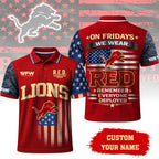 D.lions | Premium  Red Friday Polo Shirt Td