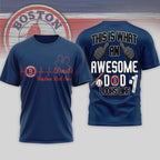 B.red Sox | Premium M.l.b Father Day Awesome Dad 3d Shirt