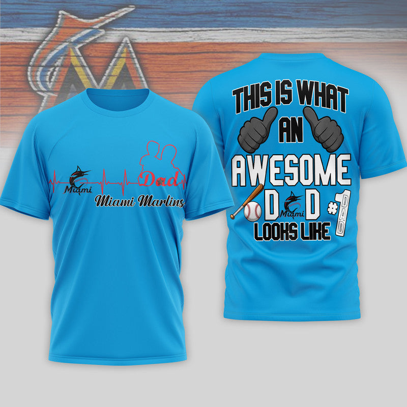 N.y.mets | Premium M.l.b Father Day Awesome Dad 3d Shirt