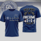 S.d.padres | Premium M.l.b Father Day Awesome Dad 3d Shirt