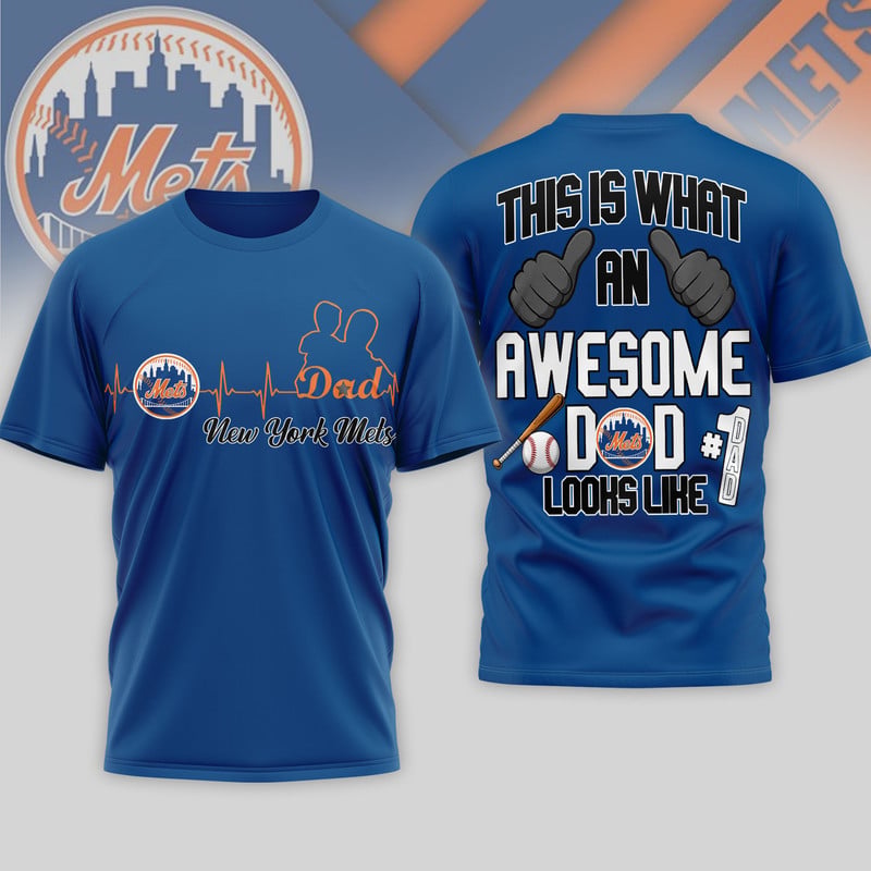 M.marlins | Premium M.l.b Father Day Awesome Dad 3d Shirt
