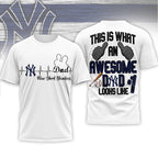 N.y.yankees | Premium M.l.b Father Day Awesome Dad 3d Shirt
