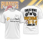 P.pirates | Premium M.l.b Father Day Awesome Dad 3d Shirt