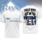 T.b.rays | Premium M.l.b Father Day Awesome Dad 3d Shirt