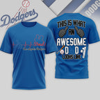 L.a.dodgers | Premium M.l.b Father Day Awesome Dad 3d Shirt
