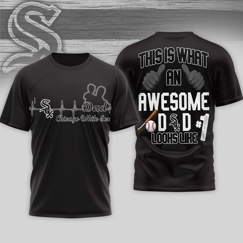C.white Sox | Premium M.l.b Father Day Awesome Dad 3d Shirt